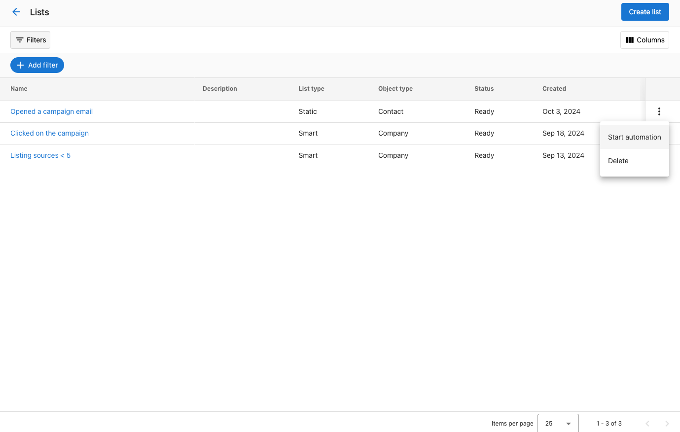 Start Automation