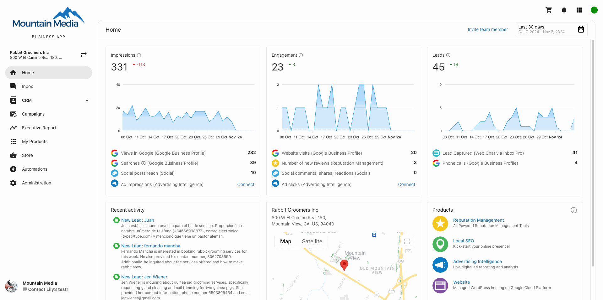 Business App Overview