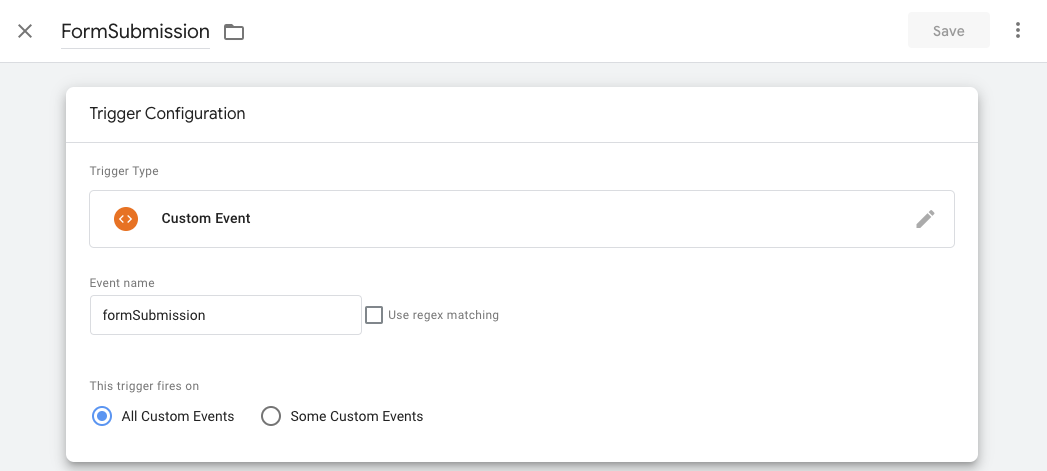 Google Analytics 4 event tag configuration