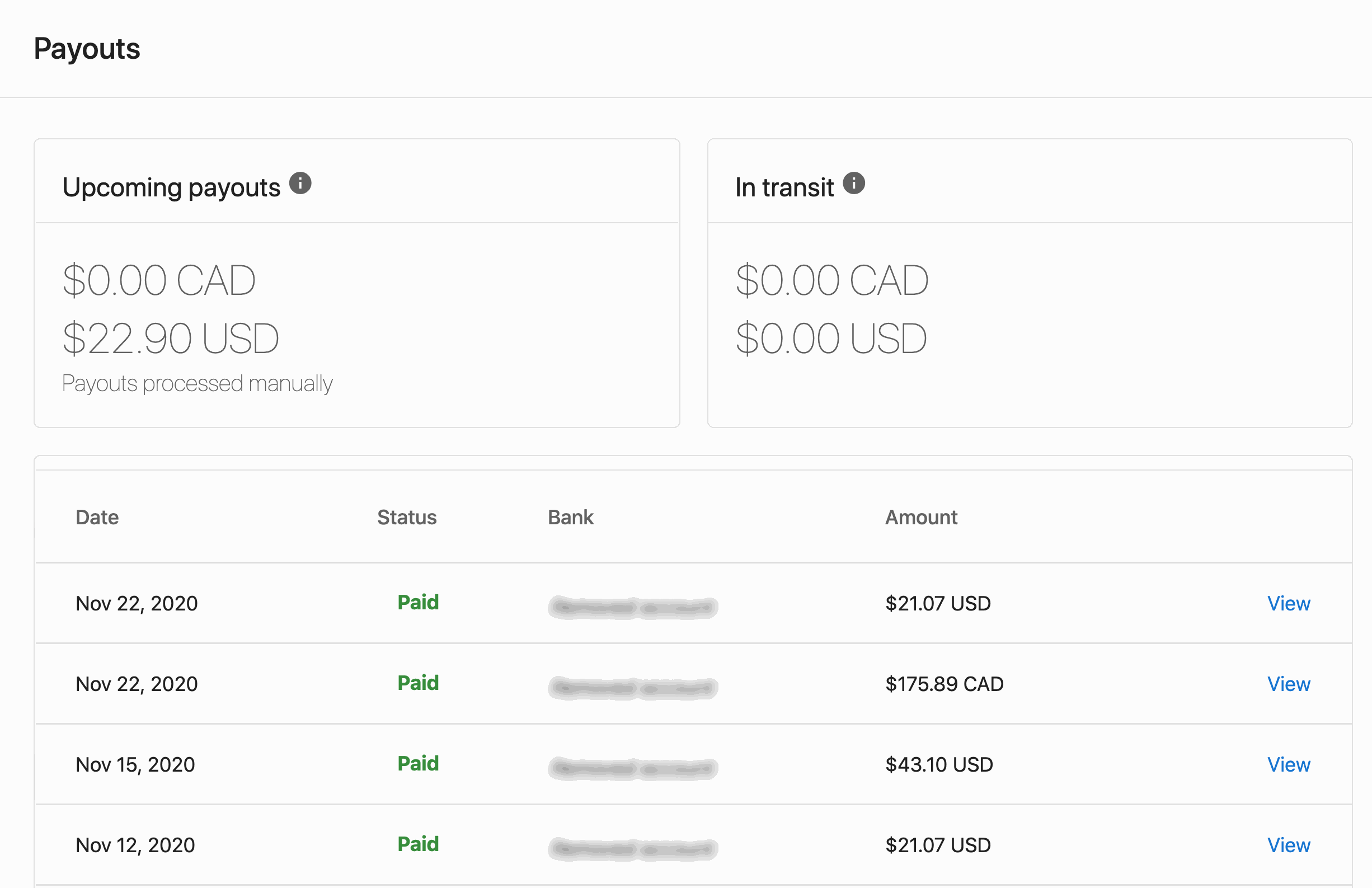 Establecer cuenta bancaria predeterminada