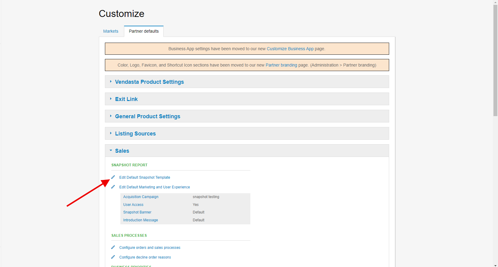 Disabling technology section