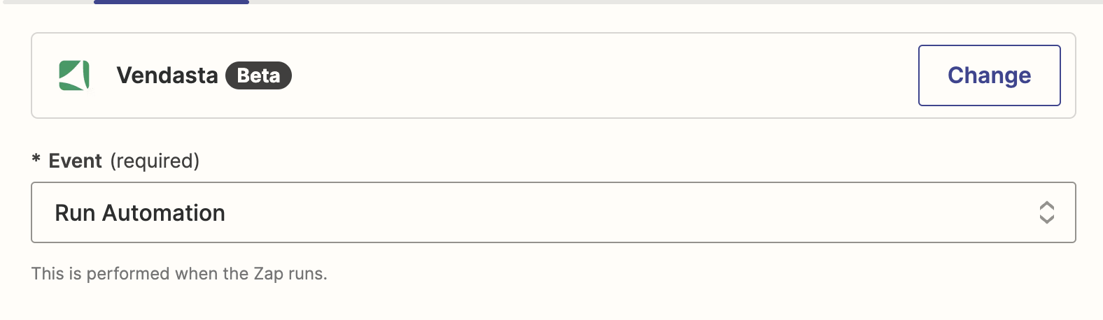 Zapier Run Automation Action