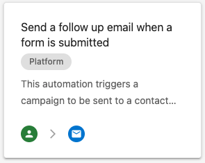 Form Automation Trigger Types