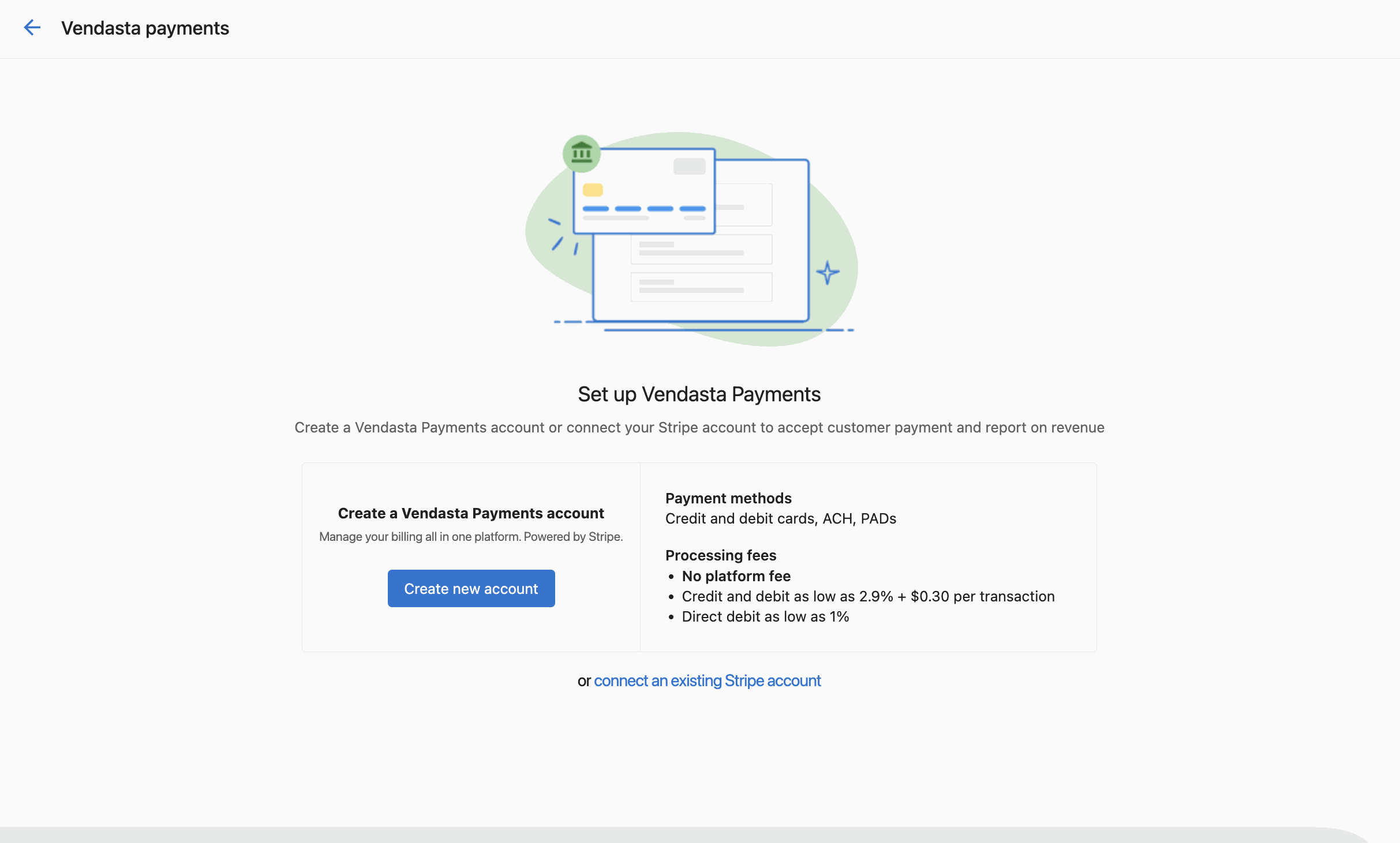 Option Connect Stripe Account
