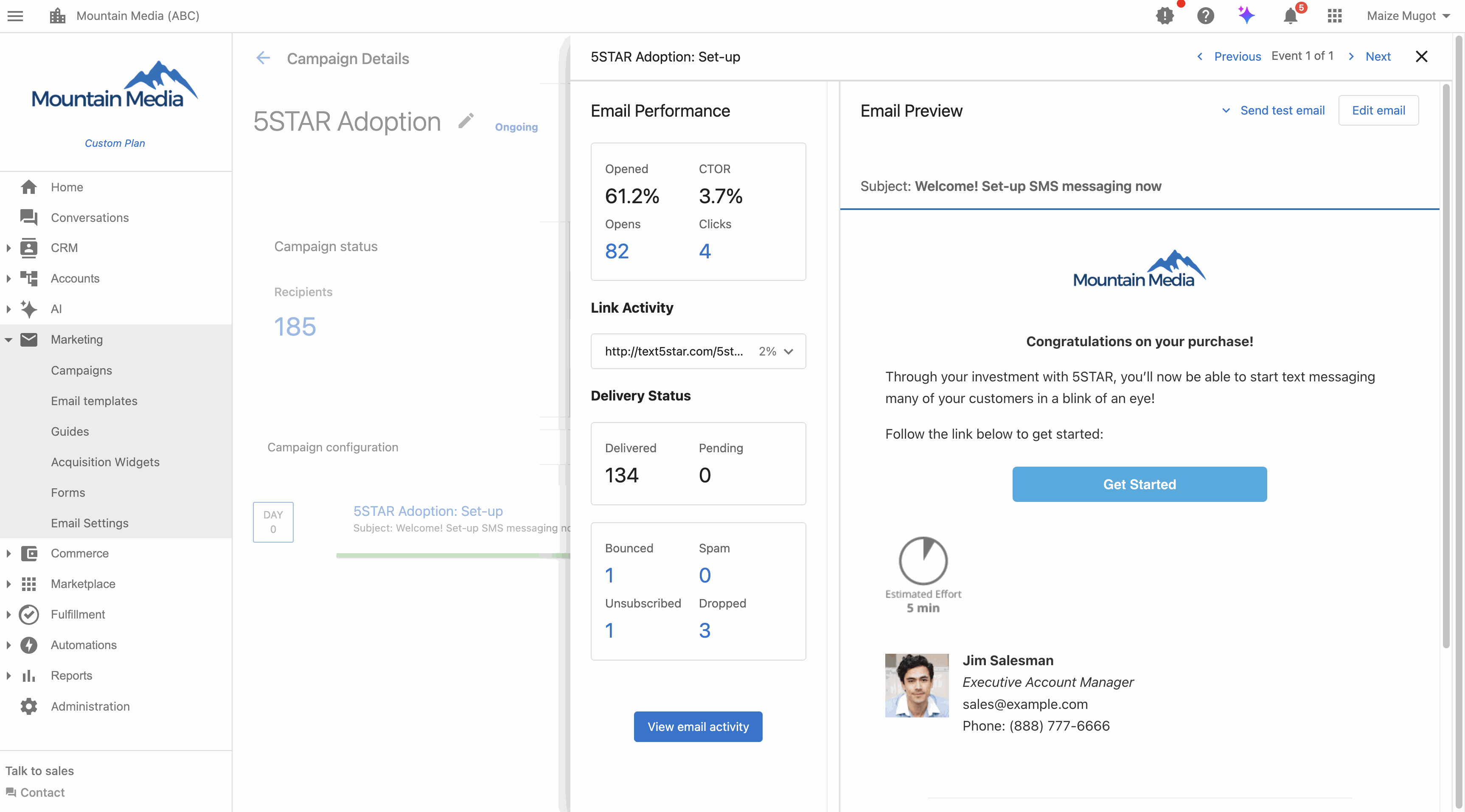 Email performance