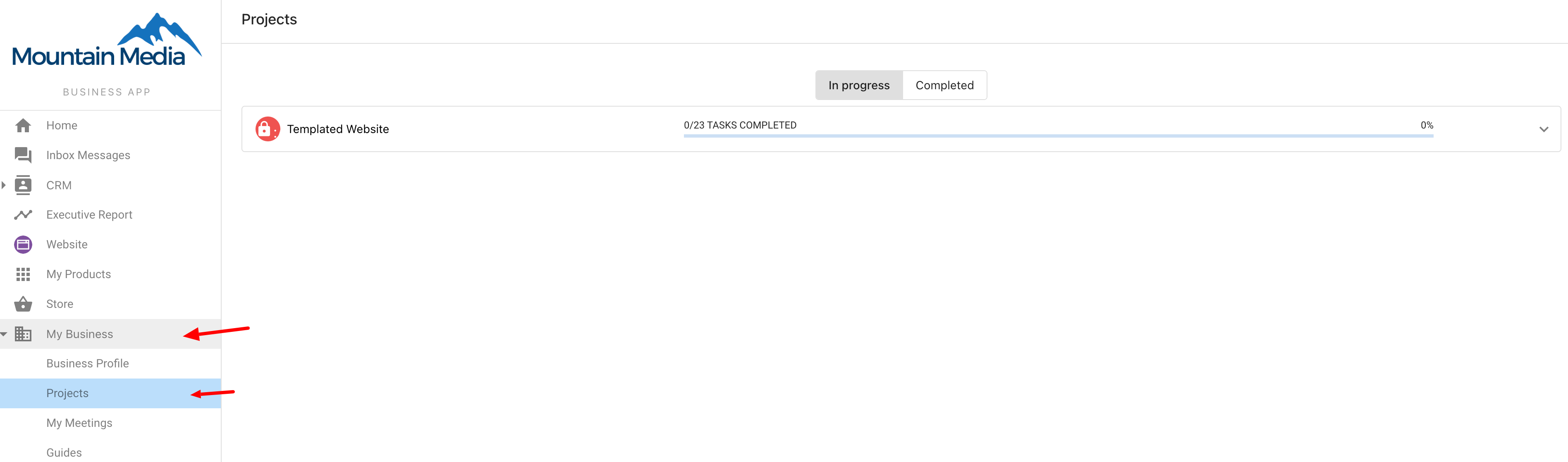 Task Manager client access screenshot
