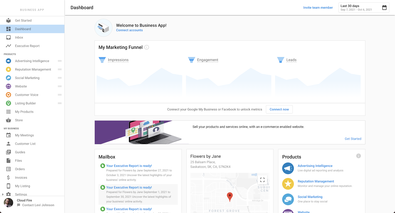 Whitelabelled Business App