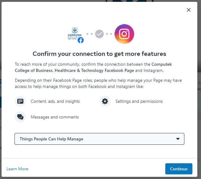 New Page Experience: Troubleshooting Facebook and Instagram Connection  Errors – Vendasta Support